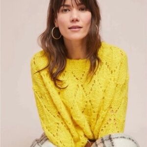 Anthropologie Bright Lights Alpaca Sweater 
Sz. S